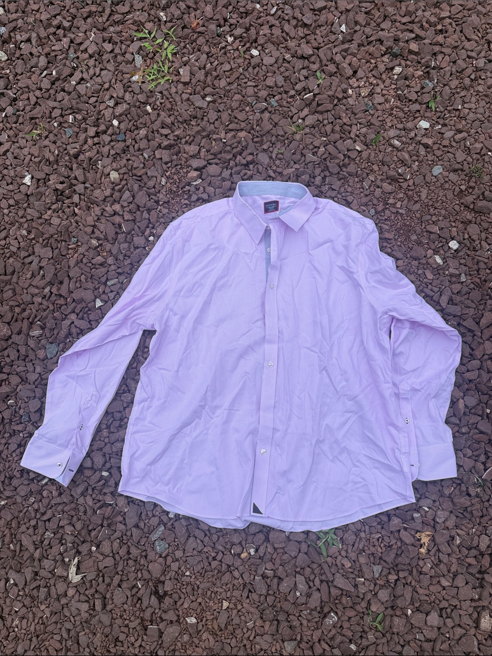UNTUCKit Men's Light Lavender Dress Shirt - Classic Button-Down